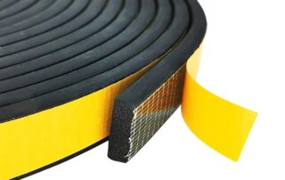 OEM EPDM self-adhesive sealing strip waterproof EPDM rubber single-sided adhesive black EPDM sponge strip