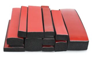 OEM EPDM self-adhesive sealing strip waterproof EPDM rubber single-sided adhesive black EPDM sponge strip
