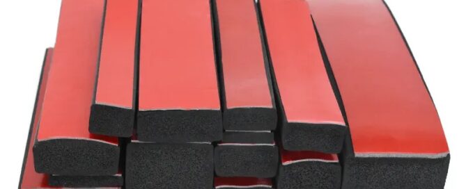 OEM EPDM self-adhesive sealing strip waterproof EPDM rubber single-sided adhesive black EPDM sponge strip