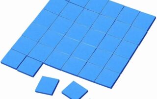 Soft Rubber Heat Conduction Pad CPU Cooling Conductive Heat Pad Radiator Thermal Conductive Silicone Pad