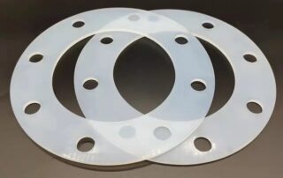 White Silicone Flat Gasket Waterproof Silicone Gasket High-Temperature Resistant Rubber seal