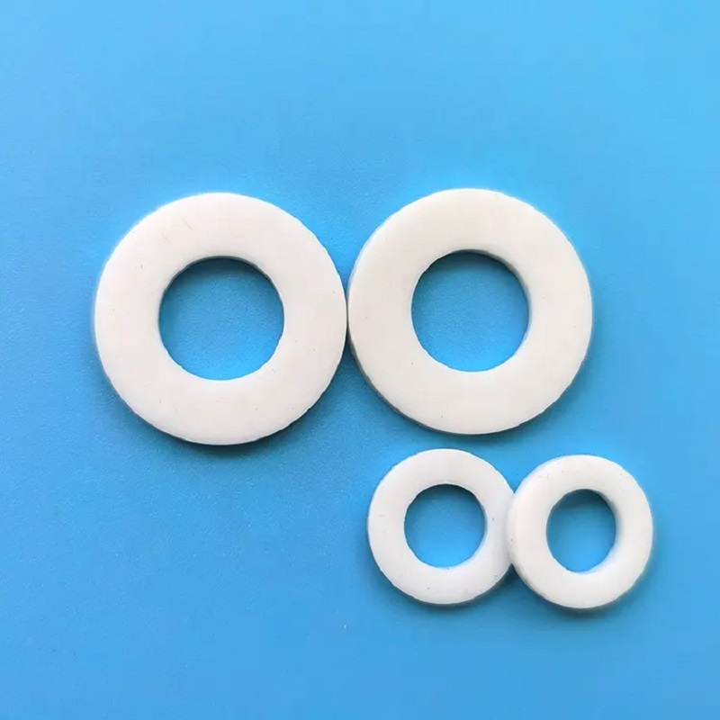 White Silicone Flat Gasket Waterproof Silicone Gasket High-Temperature Resistant Rubber seal