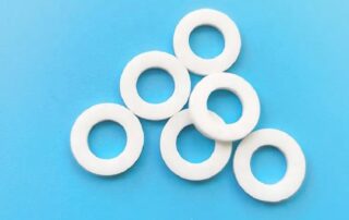 White Silicone Flat Gasket Waterproof Silicone Gasket High-Temperature Resistant Rubber seal
