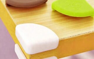 Baby Safe Slim Edge Bumpers Color rubber corner protectors Corner Cushion for Baby Safety for Furniture