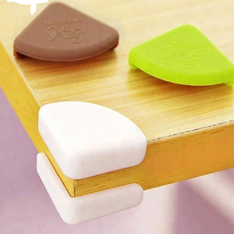 Baby Safe Slim Edge Bumpers Color rubber corner protectors Corner Cushion for Baby Safety for Furniture