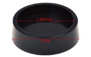 Black Rubber Furniture Caster Cups Non-Slip Furniture Cups Custom Rubber Part rubber furniture cups