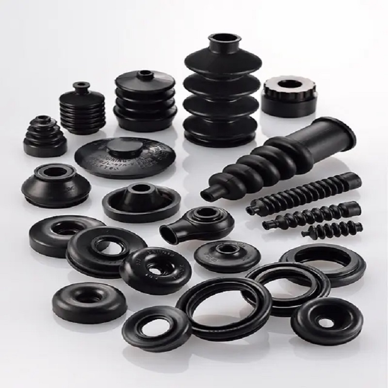 Custom flexible rubber EPDM CR SIlicone corrugated hose rubber bellows hose cr rubber products