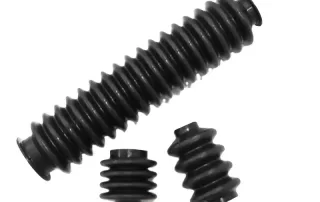 Custom flexible rubber EPDM CR SIlicone corrugated hose rubber bellows hose cr rubber products