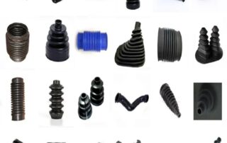 Custom flexible rubber EPDM CR SIlicone corrugated hose rubber bellows hose cr rubber products