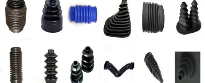 Custom flexible rubber EPDM CR SIlicone corrugated hose rubber bellows hose cr rubber products
