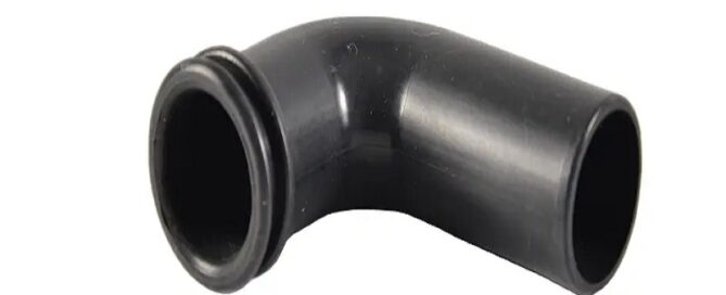 Custom mold rubber drain hose rubber coupling connector for toilet bathroom accessory rubber hose connector