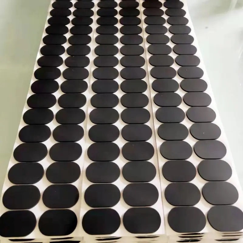 Customized Non-slip Self-adhesive Black Silicone Rubber Bumper Pads transparent Sticky Silicone Rubber Bumper Foot Pad