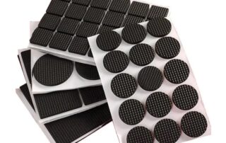 Customized Non-slip Self-adhesive Black Silicone Rubber Bumper Pads transparent Sticky Silicone Rubber Bumper Foot Pad