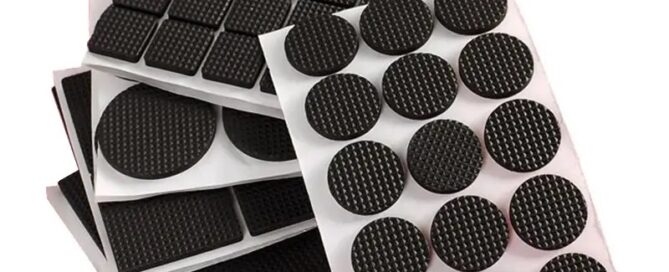 Customized Non-slip Self-adhesive Black Silicone Rubber Bumper Pads transparent Sticky Silicone Rubber Bumper Foot Pad