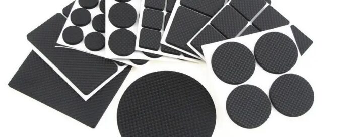 Customized Non-slip Self-adhesive Black Silicone Rubber Bumper Pads transparent Sticky Silicone Rubber Bumper Foot Pad