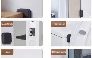 Door Stoppers Rubber Wall Protector Silicone Door Bumper Self-Adhesive Wall Shield