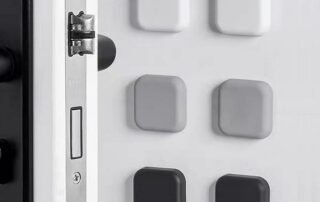 Door Stoppers Rubber Wall Protector Silicone Door Bumper Self-Adhesive Wall Shield