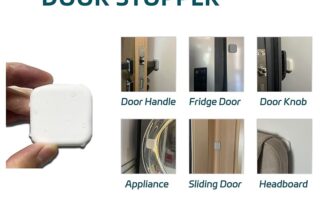 Door Stoppers Rubber Wall Protector Silicone Door Bumper Self-Adhesive Wall Shield