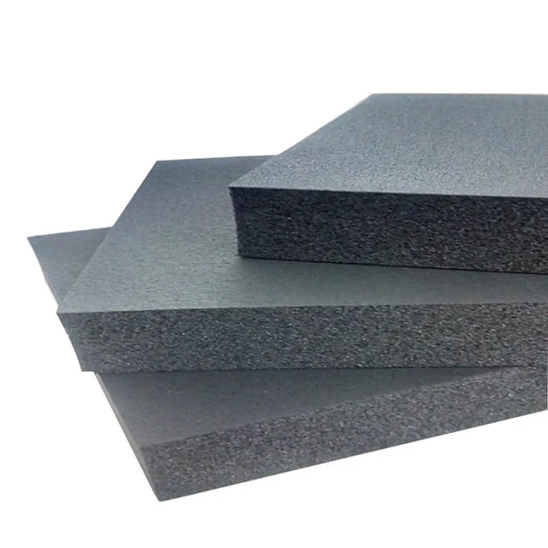 Flexible elastomeric black rubber foam insulation roll sheet insulation for HVAC and air-condition