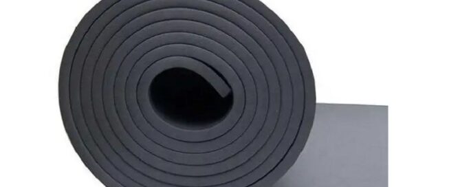 Flexible elastomeric black rubber foam insulation roll sheet insulation for HVAC and air-condition