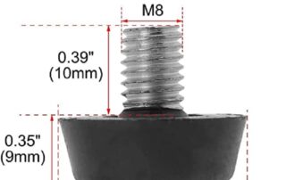 Furniture Glide Leveling Feet Adjustable Leveler Floor Protector for Table rubber feet for chairs Screwfix