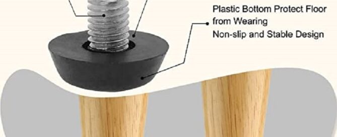 Furniture Glide Leveling Feet Adjustable Leveler Floor Protector for Table rubber feet for chairs Screwfix
