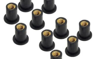 M4 M5 M6 Rubber Well Nuts Blind Fastener Windscreen Windshield Fairing Cowl