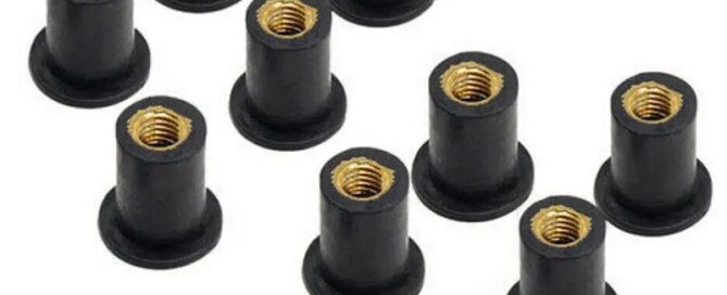 M4 M5 M6 Rubber Well Nuts Blind Fastener Windscreen Windshield Fairing Cowl