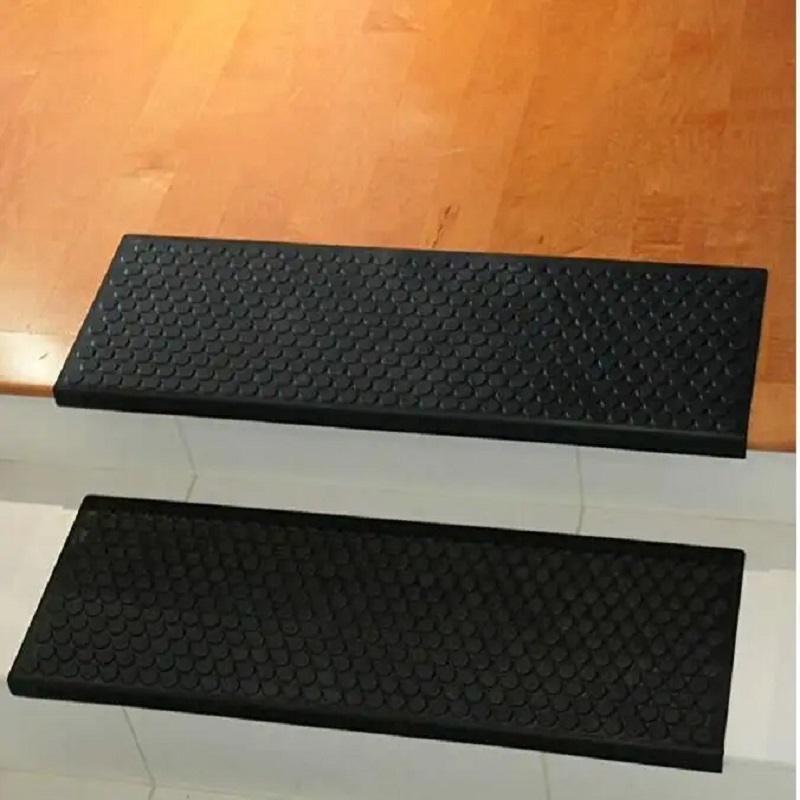 Outdoor Rubber Stair Treads Anti Non-Slip Heavy Duty Step Cover Tread Mats Manufacture