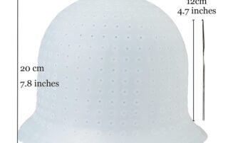Punched Silicone Highlight Hair Cap Reusable Highlighting Poked Hole Caps Color Hair Salon Hairdressing Dyeing