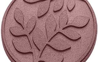 Recycled rubber stepping stones Eco-friendly Garden Paving Round Rubber Flagstone Stepping Stone For Garden Park