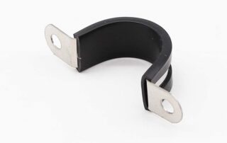 Rubber Cushioned Cable Clamp Rubber Lined U Clips rubber lined pipe clips