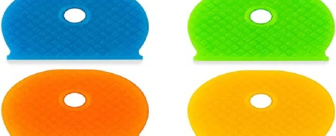 Rubber Key Covers Silicone Key Tags Key Identifiers Cute Key Accessories