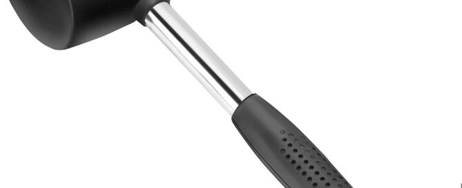 Rubber Mallet Set Rubber Head Hammer with Anti-Slip Soft Grip for Construction Woodworking