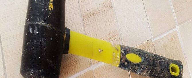 Rubber Mallet Set Rubber Head Hammer with Anti-Slip Soft Grip for Construction Woodworking