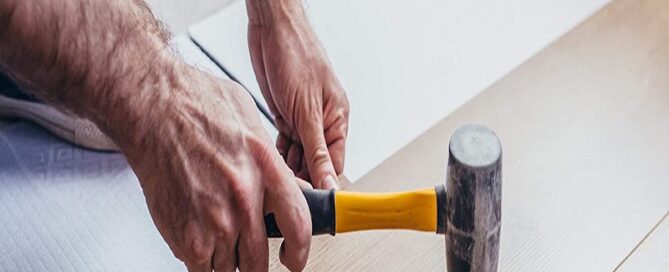 Rubber Mallet Set Rubber Head Hammer with Anti-Slip Soft Grip for Construction Woodworking
