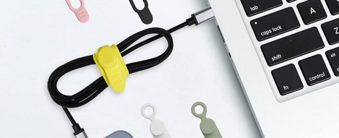 Silicone Cable Straps Wire Organizer for Earphone Phone Charger Reusable Cable Ties Cord Organizer