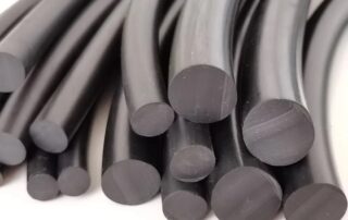 Black fluorine rubber solid round strip oil-resistant sealing NBR rubber rope neoprene rubber strips