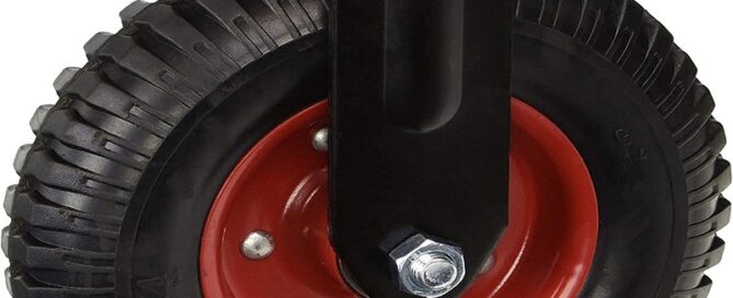 Rubber caster wheels Heavy Duty Rubber Swivel Caster Quiet Anti-Skid with Brake 360 Degree Double Ball Bearing Castors