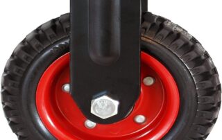 Rubber caster wheels Heavy Duty Rubber Swivel Caster Quiet Anti-Skid with Brake 360 Degree Double Ball Bearing Castors