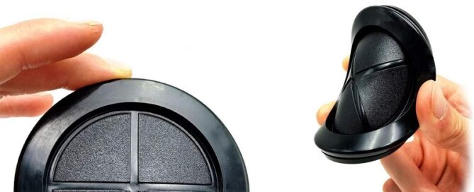 2-inch Rubber Grommet Drill Hole Rubber Plugs for Round Holes Double-Sided Firewall Plug Grommet