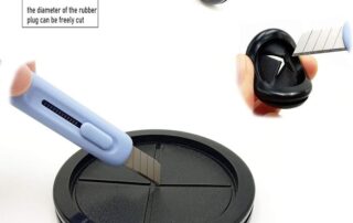 2-inch Rubber Grommet Drill Hole Rubber Plugs for Round Holes Double-Sided Firewall Plug Grommet