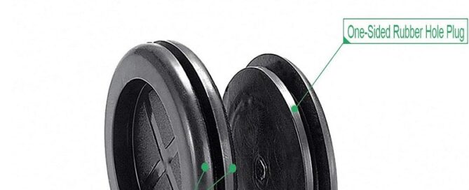 2-inch Rubber Grommet Drill Hole Rubber Plugs for Round Holes Double-Sided Firewall Plug Grommet