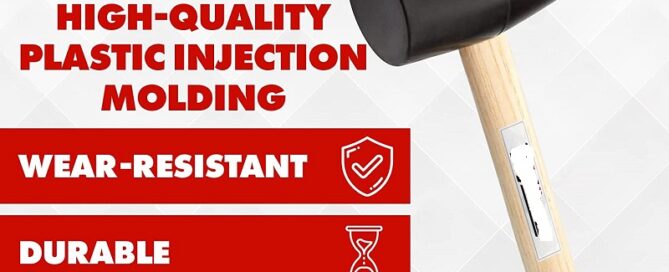 32 Oz Rubber Mallet Hammer For Construction Heavy Duty Double Faced Mallet Features best rubber mallet