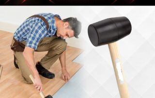 32 Oz Rubber Mallet Hammer For Construction Heavy Duty Double Faced Mallet Features best rubber mallet