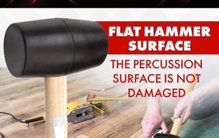 32 Oz Rubber Mallet Hammer For Construction Heavy Duty Double Faced Mallet Features best rubber mallet