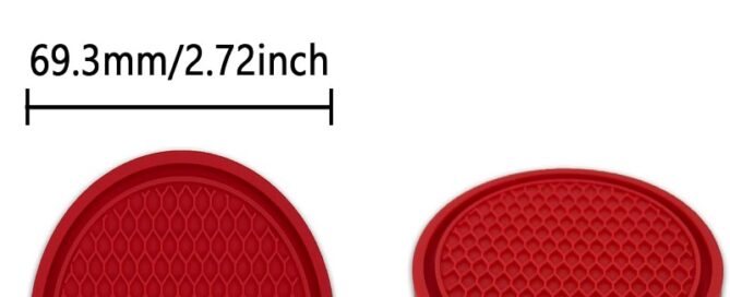 Car Cup Holder Coaster Insert Auto Anti Slip Cup Holder Silicone Coaster Car Interior Accessories