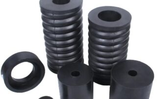Customized Factory production Rubber Shock Absorber rubber column cushion coil spring rubber