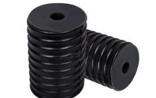 Customized Factory production Rubber Shock Absorber rubber column cushion coil spring rubber