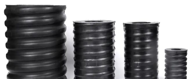 Customized Factory production Rubber Shock Absorber rubber column cushion coil spring rubber